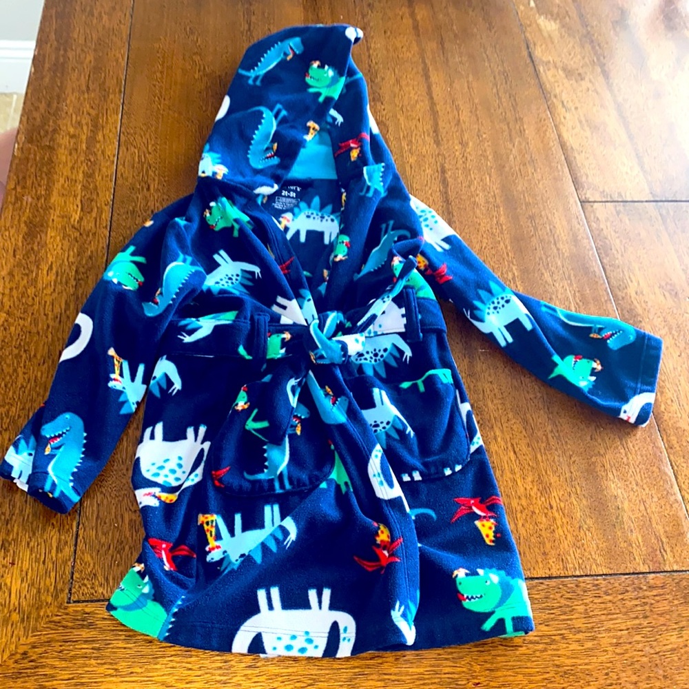 Carter’s dinosaur robe size 2T-5T